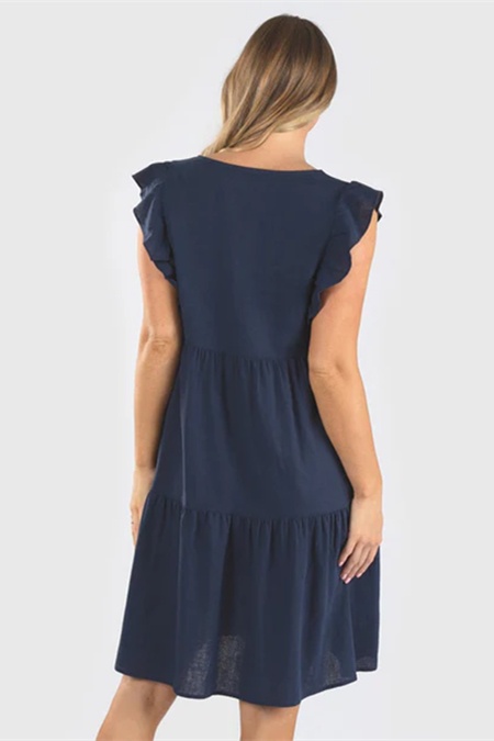 Linen nursing Friendly dress