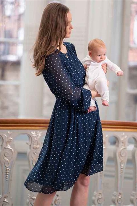 Navy and White Breastfeeding clothes