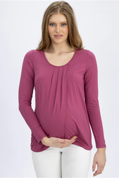 Cotton Nursing Top for Pregnancy and Postpartum