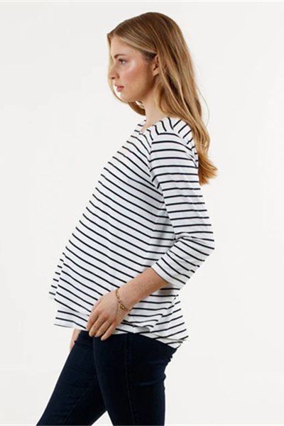 Breathable Bamboo Breastfeeding Shirt for New Mothers